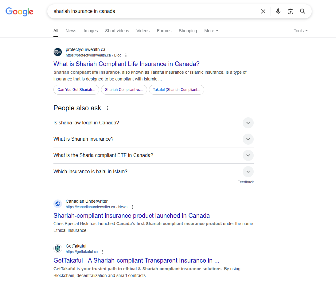 GetTakaful search visibility